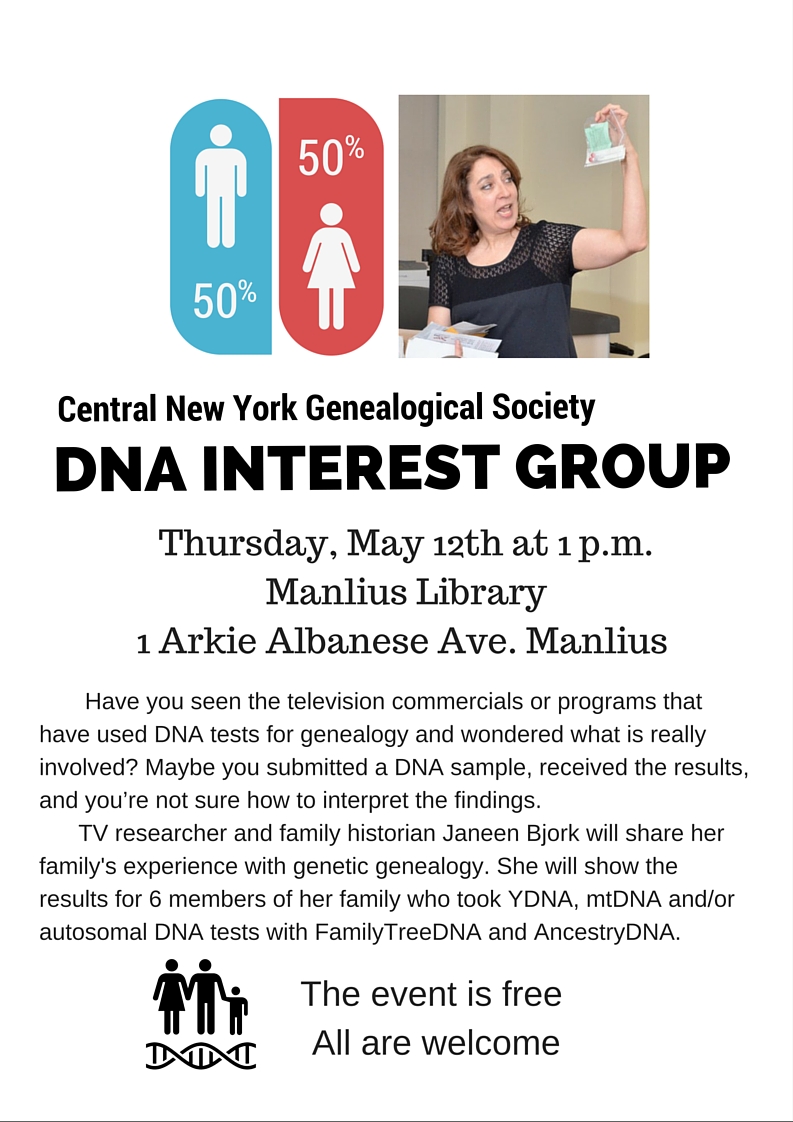 DNA Interest Group Syracuse, NY