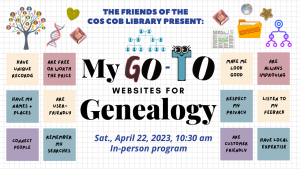 My Go To Genealogy